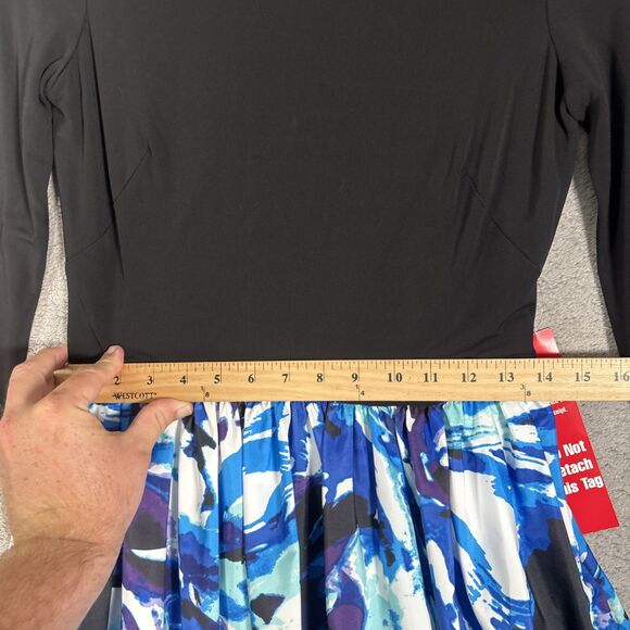 NWT Aidan Mattox Gown Women’s Size 8 Layered Maxi $440 MSRP Wedding‎ Guest Prom - Picture 11 of 16